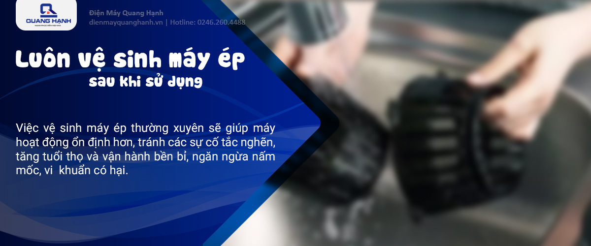 Những lưu ý quan trọng khi sử dụng máy ép trái cây để an toàn, bền đẹp 2